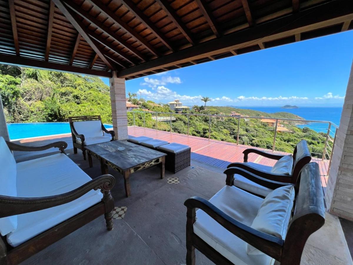 Buzios, Casa Inteira De Frente Para O Mar Em Joao Fernandes, Fabulosa, A Melhor Vista, Mansao Bella Vista Búzios Buitenkant foto