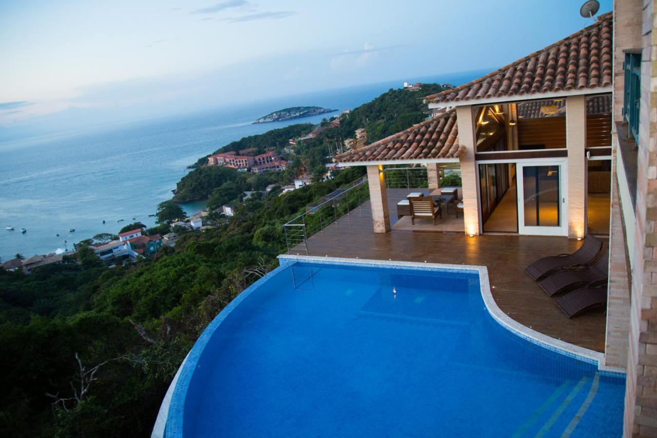 Buzios, Casa Inteira De Frente Para O Mar Em Joao Fernandes, Fabulosa, A Melhor Vista, Mansao Bella Vista Búzios Buitenkant foto