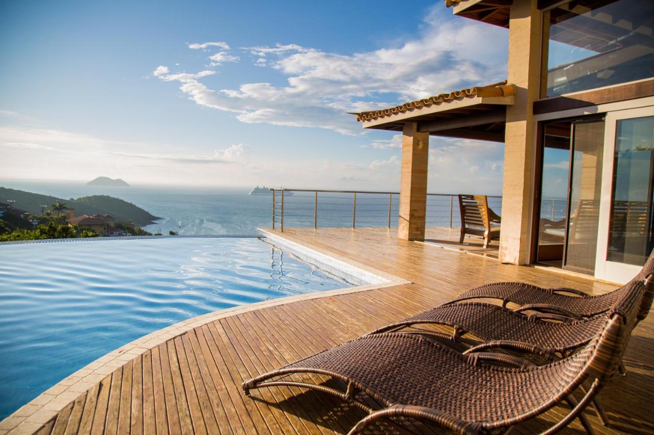 Buzios, Casa Inteira De Frente Para O Mar Em Joao Fernandes, Fabulosa, A Melhor Vista, Mansao Bella Vista Búzios Buitenkant foto